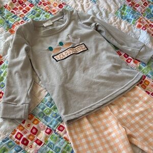 Duck Duck Goose Embroidered Jogger Set